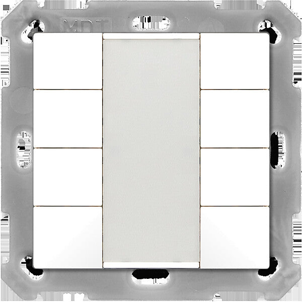 MDT technologies Taster 55 8-fach, Reinweiß matt BE-TA5508.02